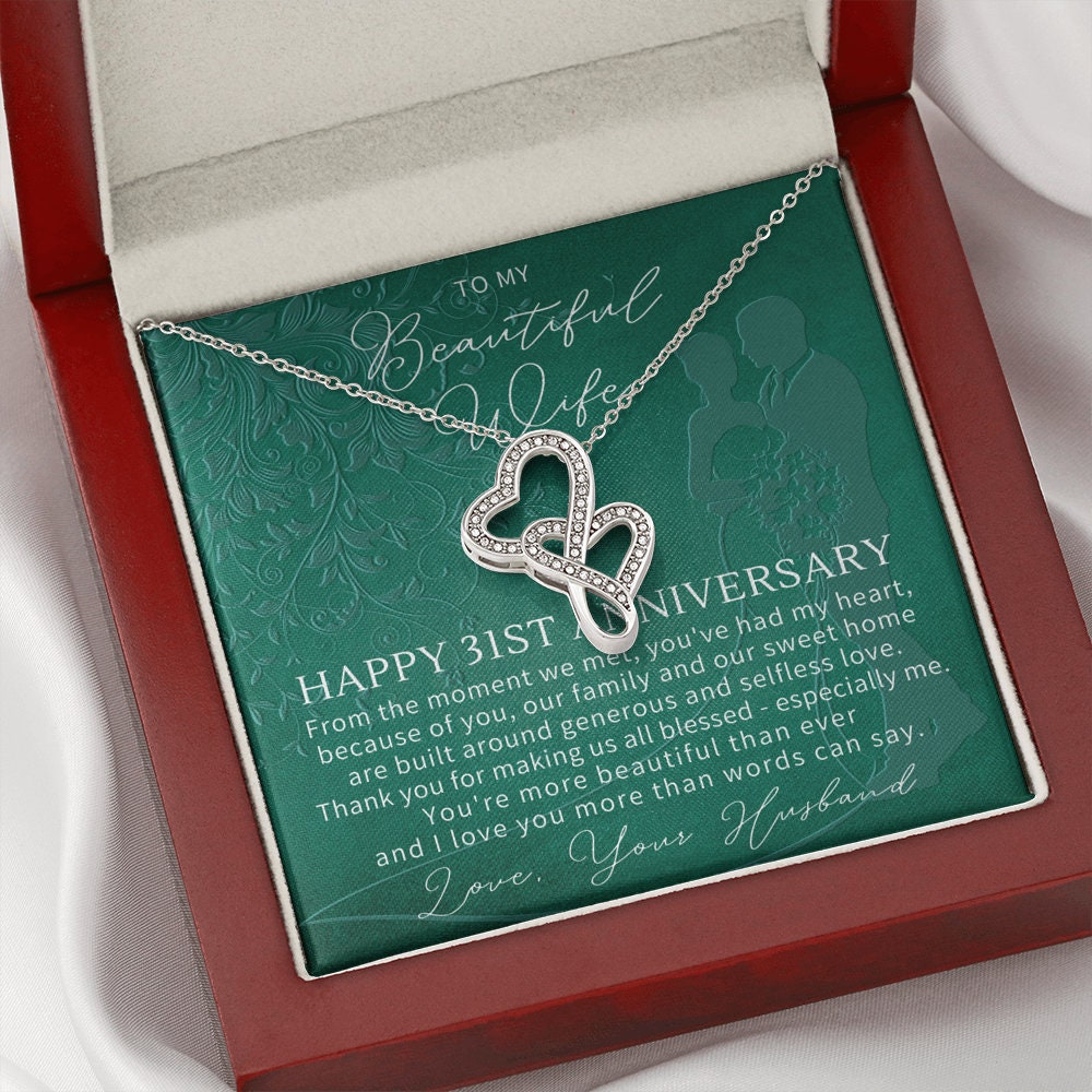31st Wedding Anniversary Gift For Wife 31st Anniversary Etsy