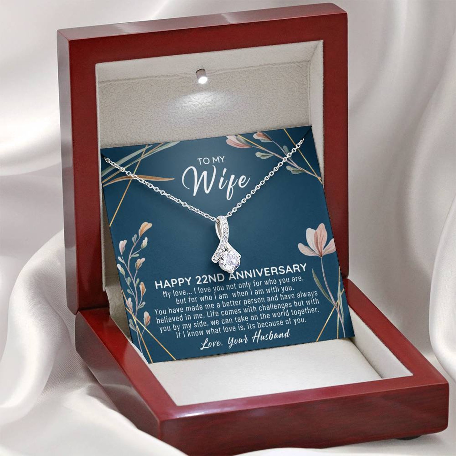 22 Year Anniversary Gift For Wife 22 Year Anniversary