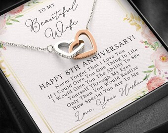8 Year Anniversary Gift for Him 8th Anniversary Gift for Her | Etsy