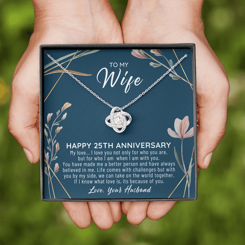 25th Wedding Anniversary T For Wife 25th Anniversary Etsy