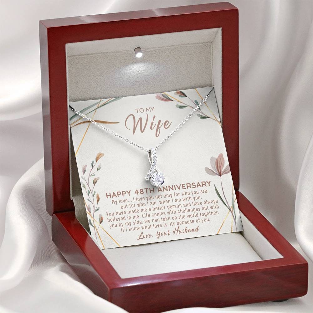 48th Wedding Anniversary Gift For Wife 48th Anniversary Etsy