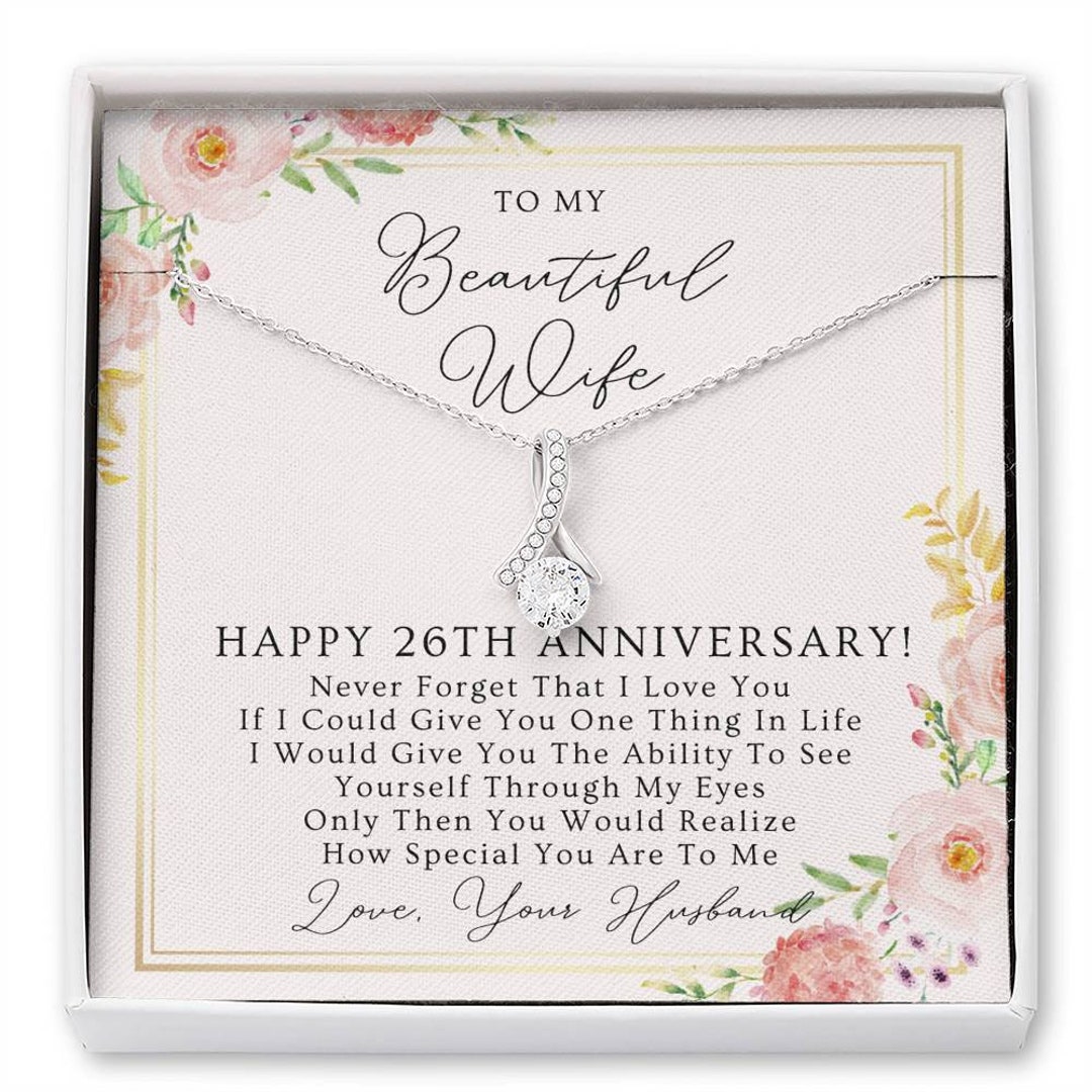 26Th Anniversary Gift For Wife 26 Year Wedding Anniversary - Etsy