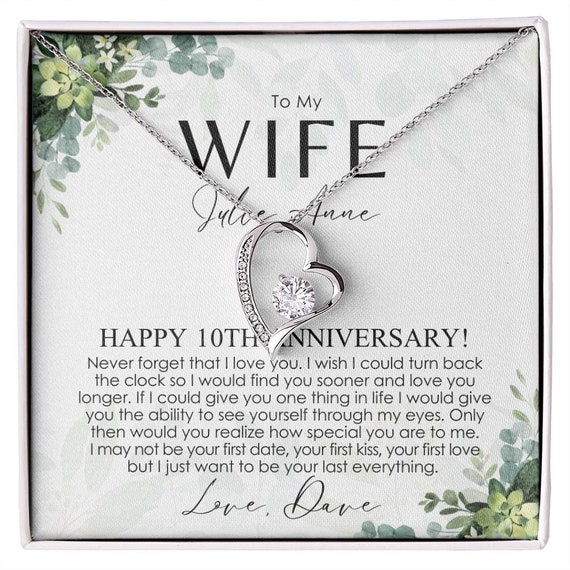 10th wedding anniversary gift ideas for wife 2025