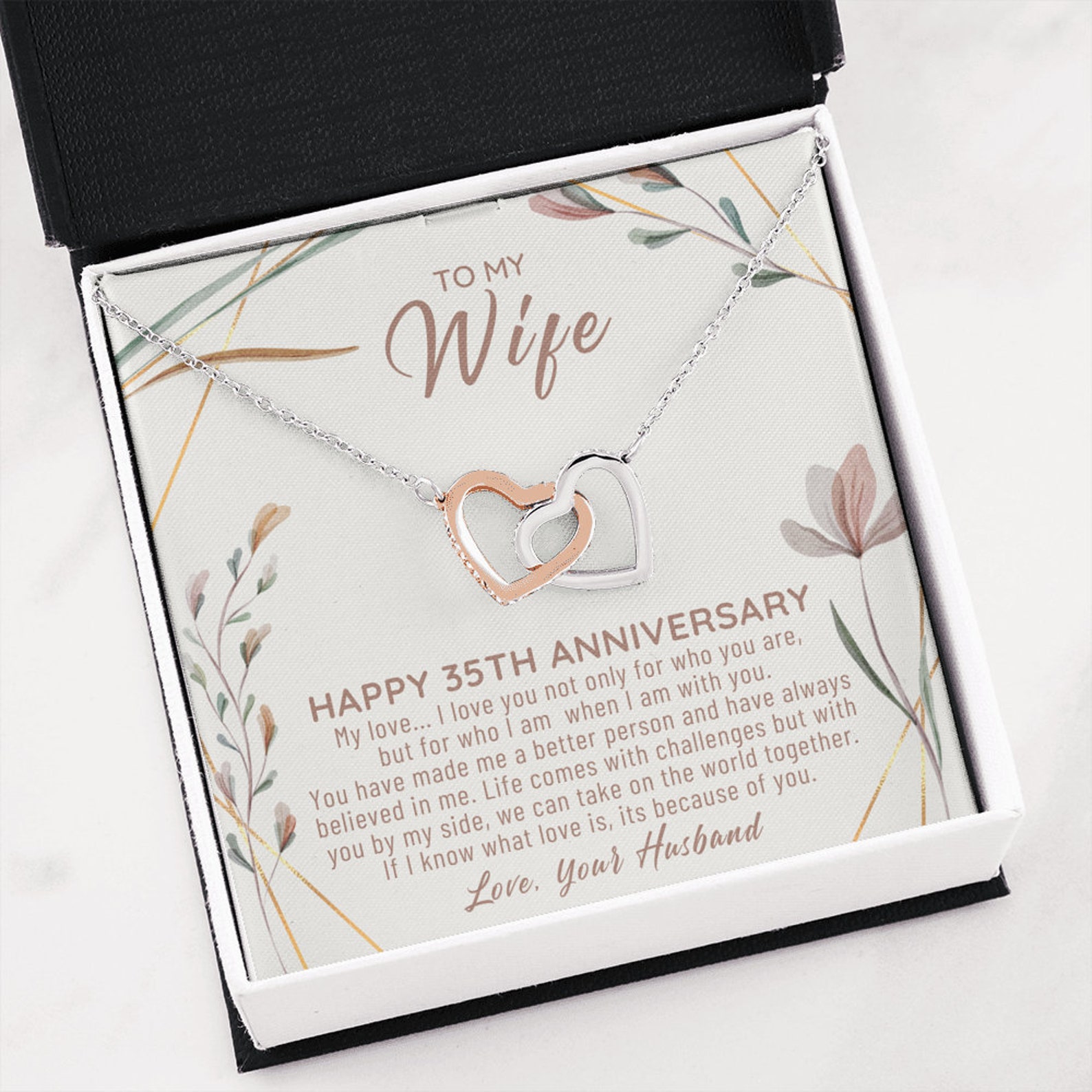 35th Wedding Anniversary Gift For Wife 35th Anniversary Etsy