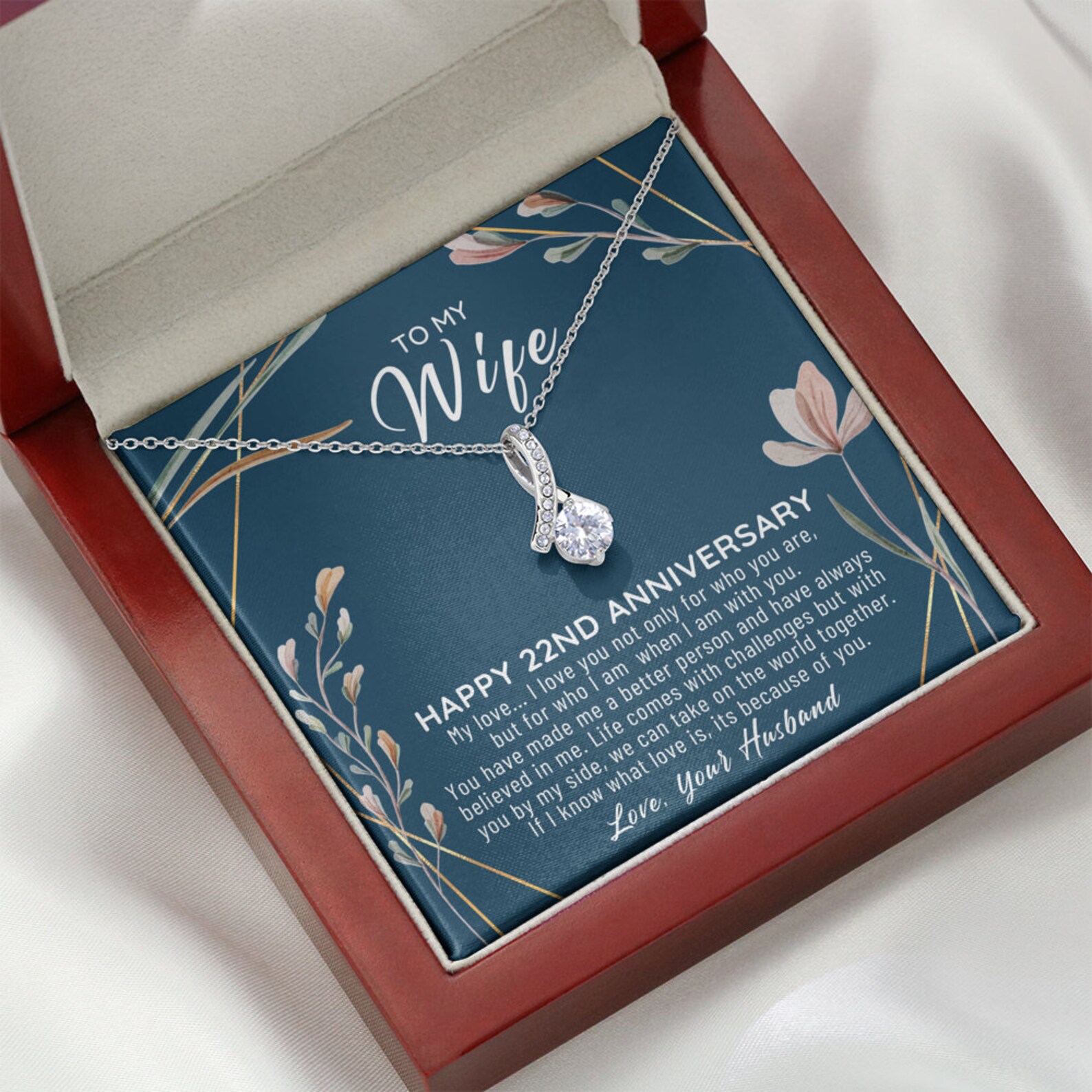 22 Year Anniversary Gift For Wife 22 Year Anniversary