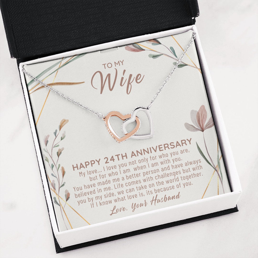24 Year Anniversary Gift For Wife 24 Year Anniversary Gifts - Etsy