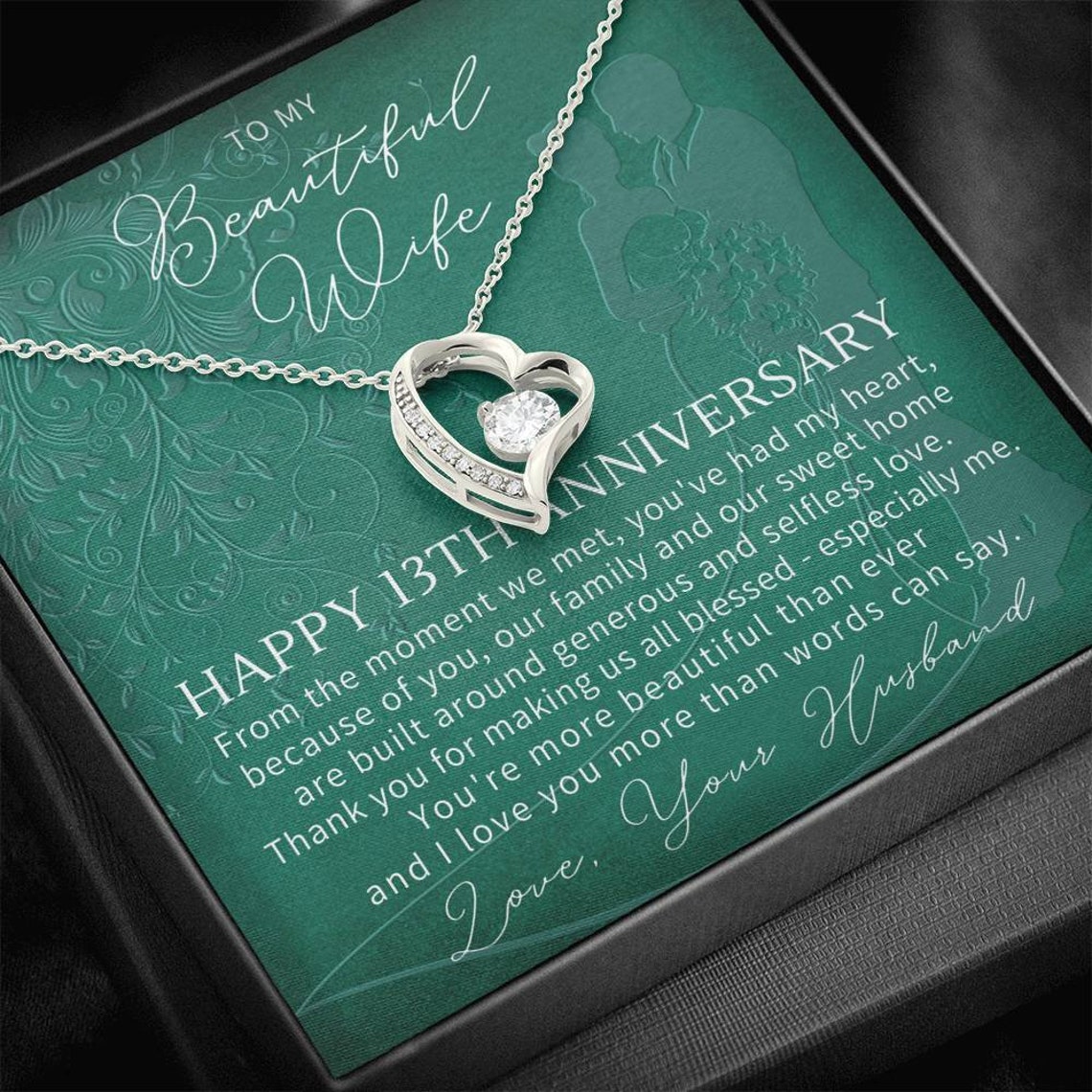 13 Year Anniversary Gift Ideas 13th Anniversary Gift For Her Etsy