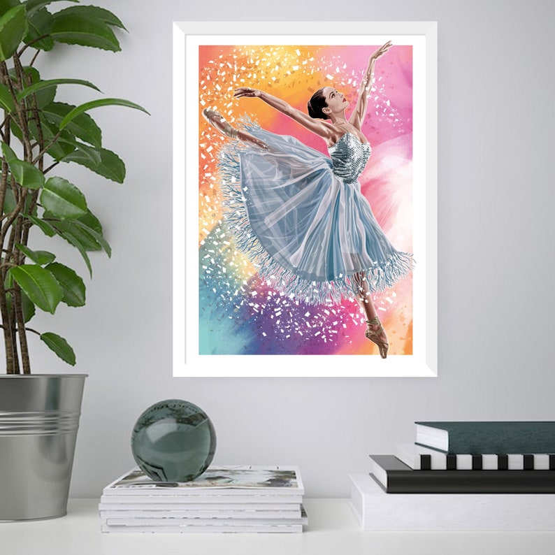 Ballerina Ballerina Print Ballet Poster Ballet Dancer Etsy