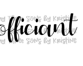 Download Officiant Svg File Etsy