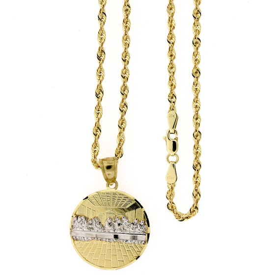 10K Gold Jesus Pendant Buy 10k Yellow Gold Two Tone Cz Jesus