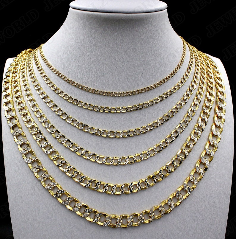 Authentic 10k Solid Yellow Gold 3.5mm D/cut Cuban Link Chain Necklace Authentic 10k Solid Yellow Gold 3.5mm D/cut Cuban Link Chain Necklace