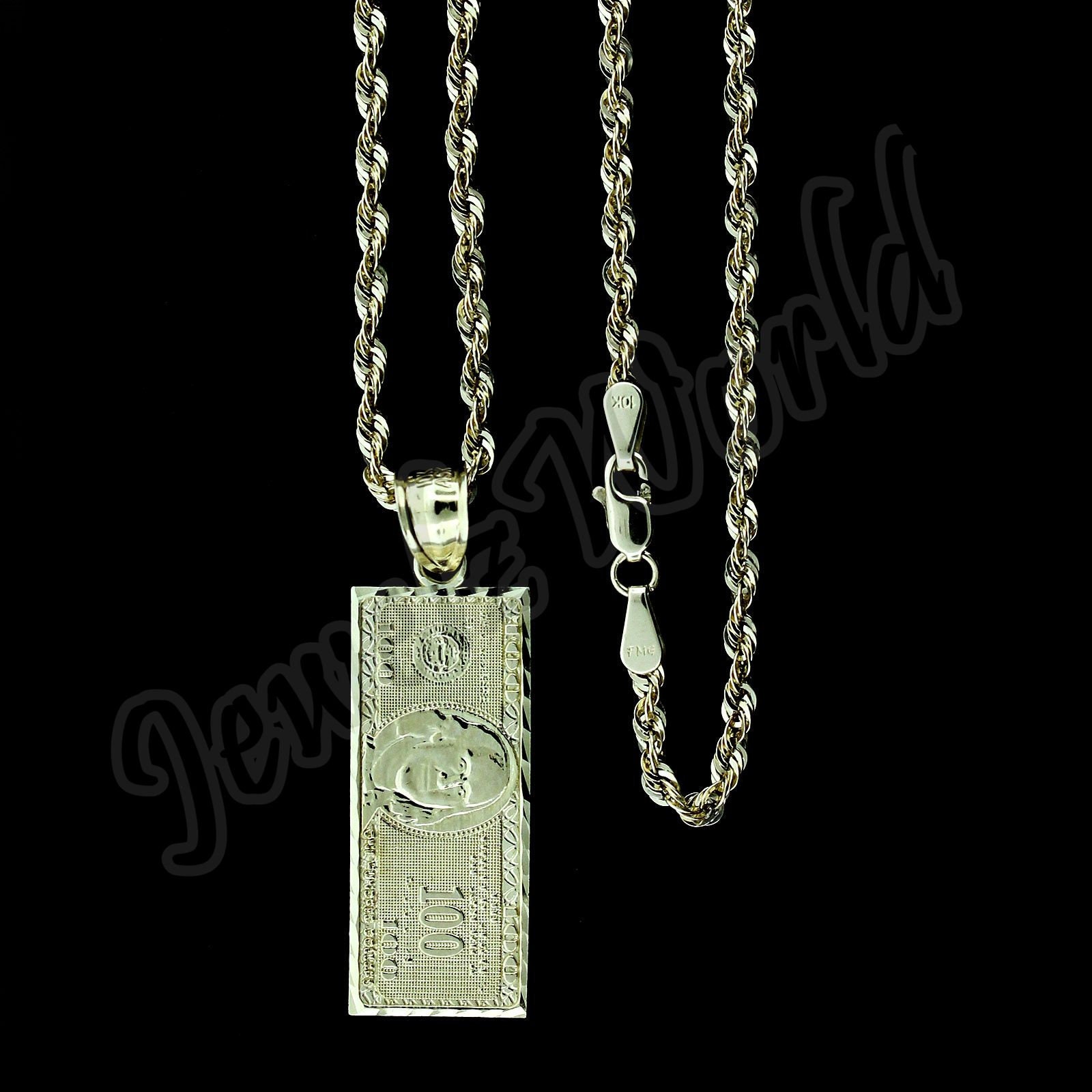Details about   Real 10kt Yellow Gold New York City Skyline in Apple Pendant