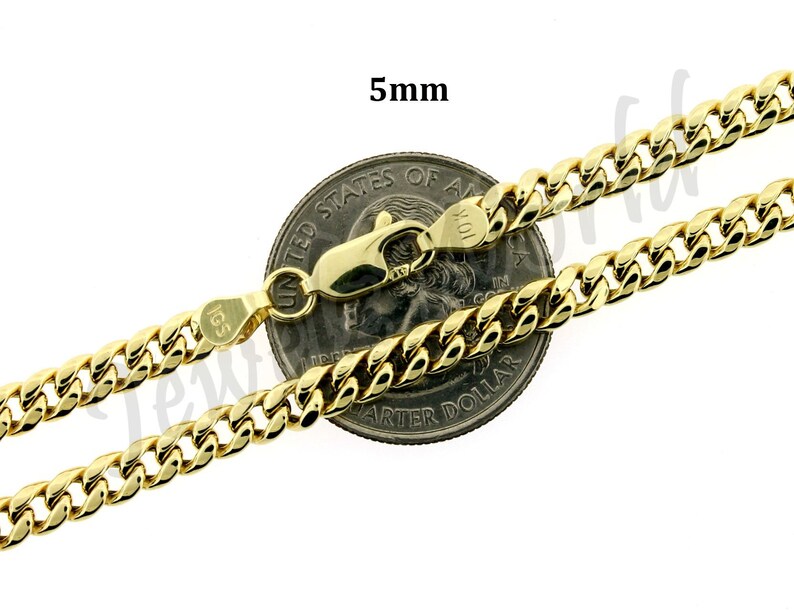 1.5 Kilo Miami Cuban Link Chain 14K Solid Gold Necklace for Men 100377