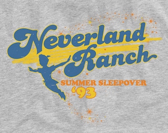 Neverland Ranch Summer Sleepover '93 Funny Graphic Unisex T-Shirt