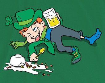 Lucky Charms Tipsy Leprechaun Unisex T-Shirt