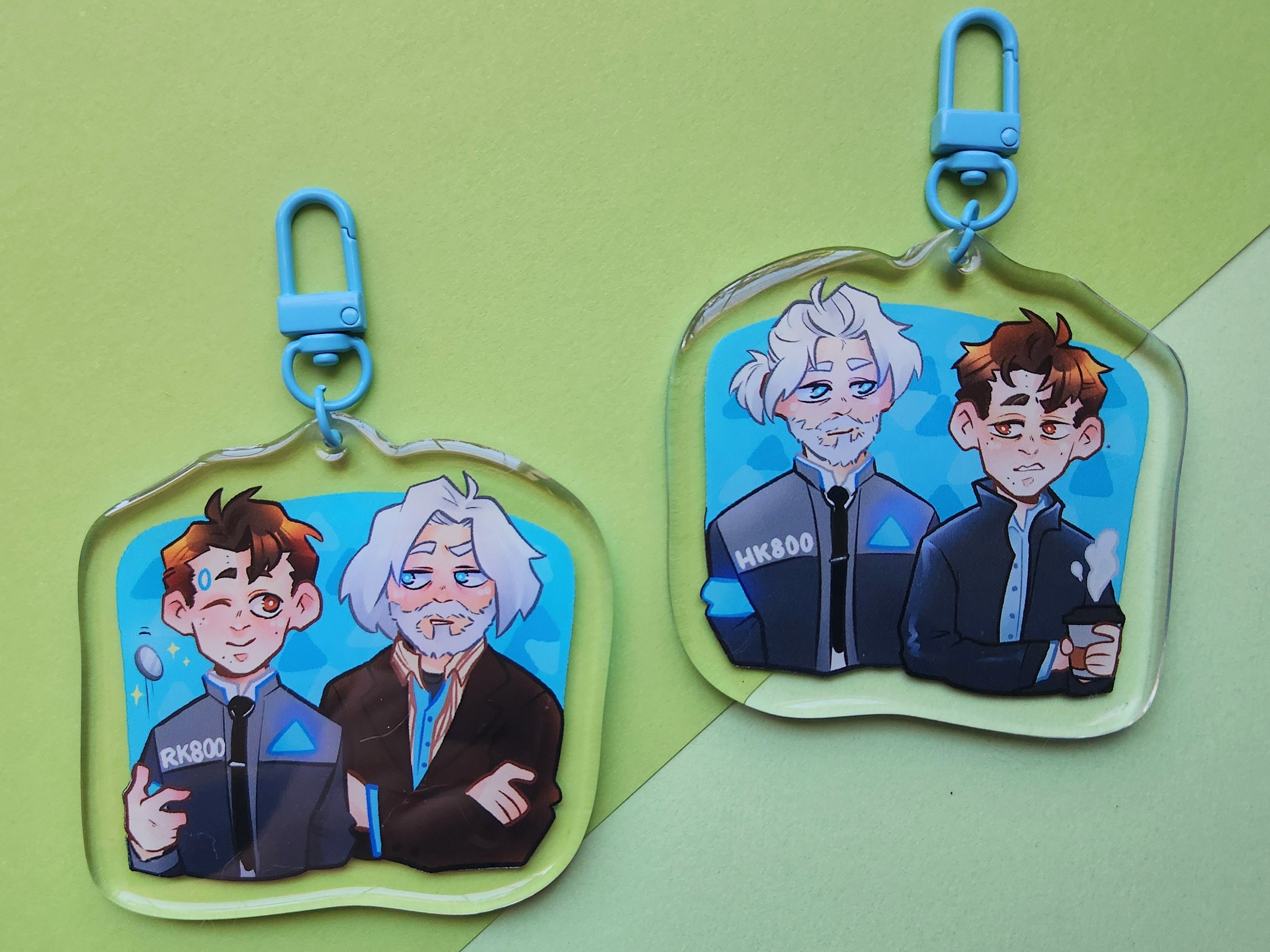 Detroit Become Human 2 inch double-sided charms by Toguchin on DeviantArt