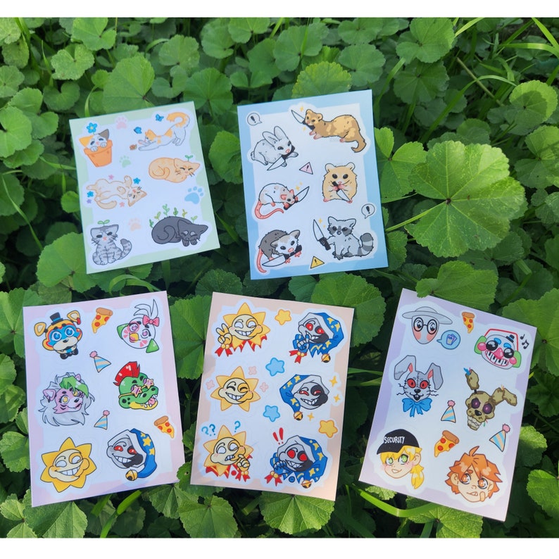 Mini Sticker Sheets Etsy