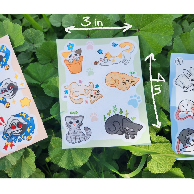 Mini Sticker Sheets Etsy