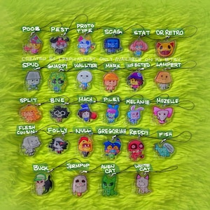 Mini Charms 1,5" - Abbandonato, Regretevator, Pressione, Grazia, Ultrakill, TADC! immagine 2