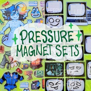 Pressure Dress-up Magnet Sets! -- Sebastian & Painter