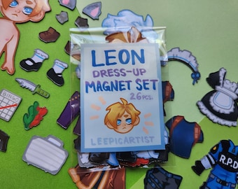 Leon Dress-Up Magnet Set