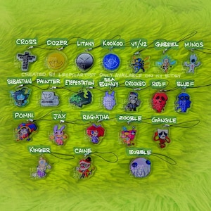 Mini Charms 1,5" - Abbandonato, Regretevator, Pressione, Grazia, Ultrakill, TADC! immagine 3
