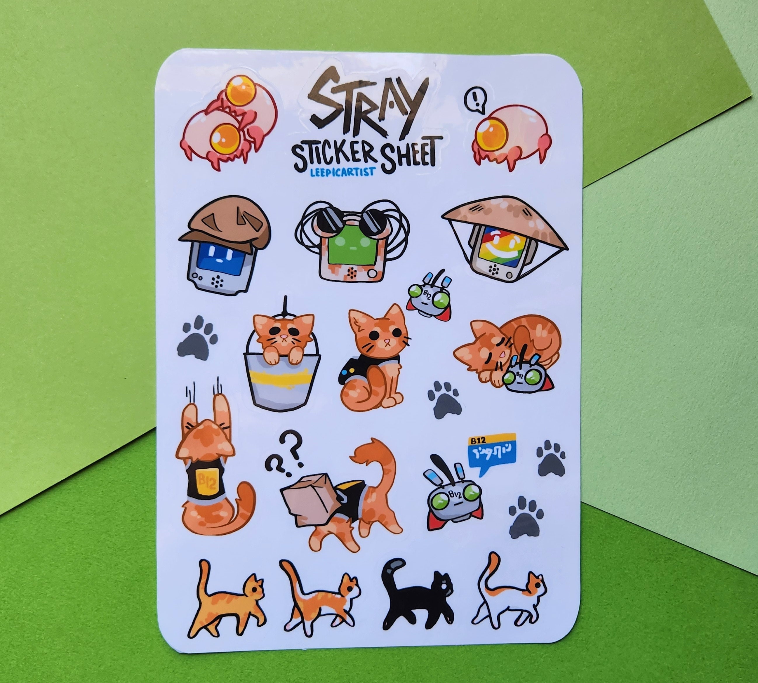 Stray Cat Game Sticker for Sale by Iandems