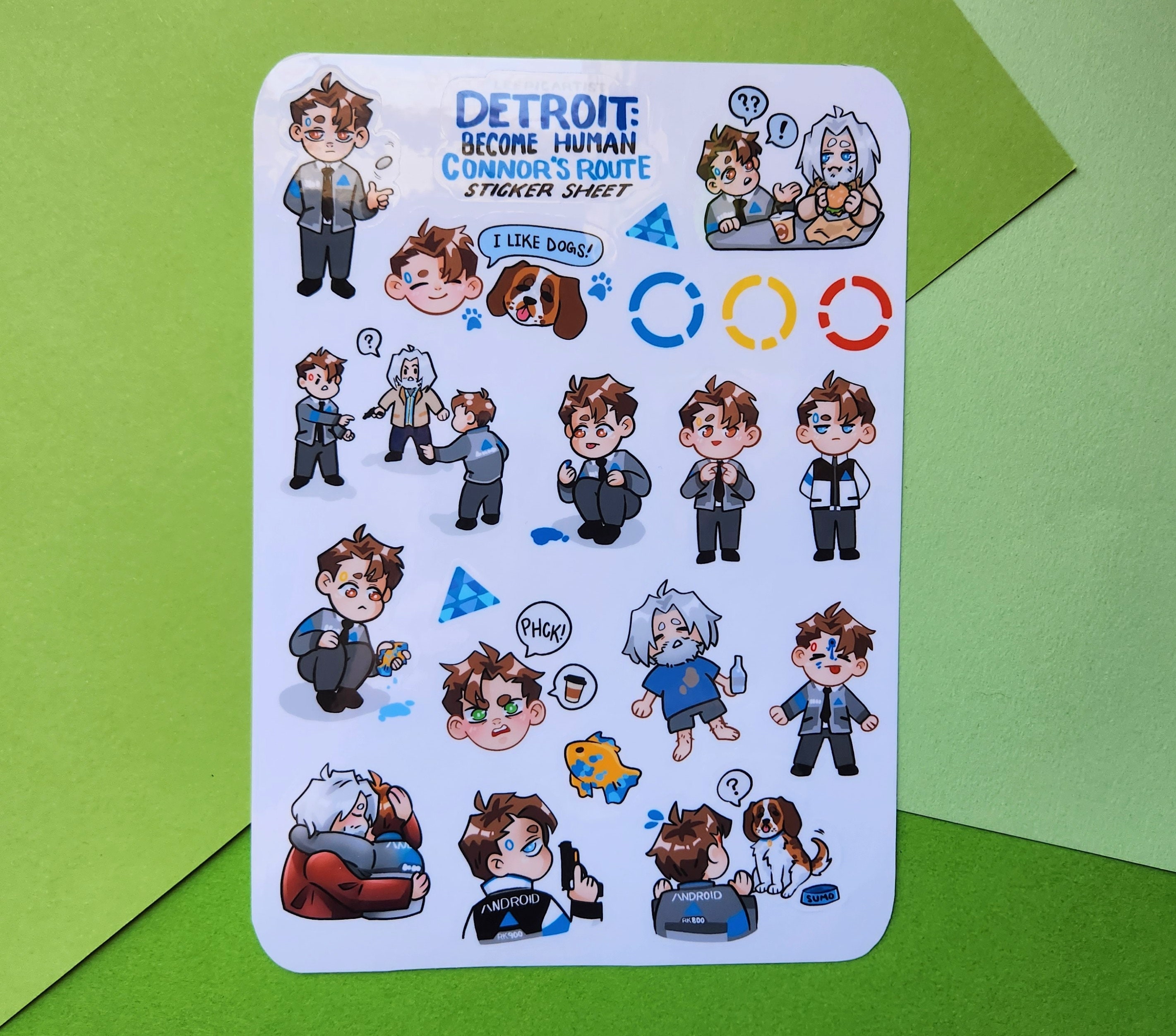 Detroit Become Human Markus Cosplay RK200 Android Decal 