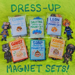 Dress-up Magnet Sets! -- MULTIFANDOMS - D:BH, RE, CoD