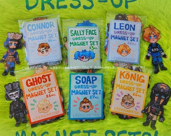 Dress-up Magnet Sets! -- MULTIFANDOMS - D:BH, RE, CoD