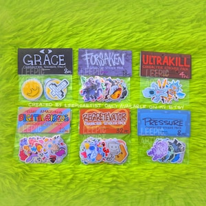 Mini Charms 1,5" - Abbandonato, Regretevator, Pressione, Grazia, Ultrakill, TADC! immagine 6