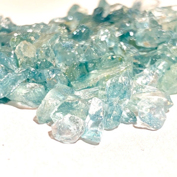 Geode Rock Candy, Edible Sugar Crystals | Aquamarine | Geode Cake | Geode Candy Crystals | 4 oz