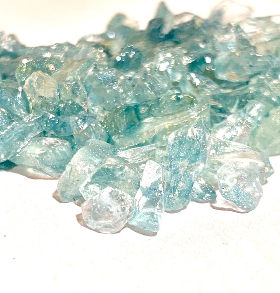 Geode Rock Candy Edible Sugar Crystals Aquamarine Geode Etsy