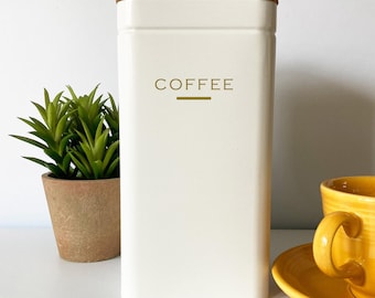 Vintage 4pc Lincoln Beautyware Canister Set - Metal, Flour, Sugar