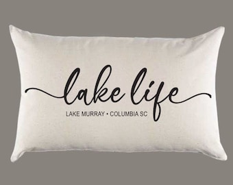 Lake Life 16 x 16 Decorative Pillow