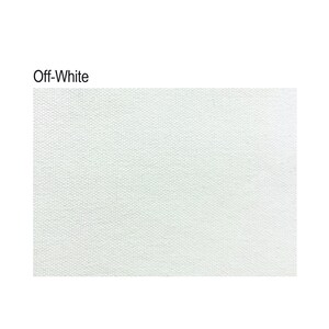 May include: Off-white fabric with a subtle woven texture.