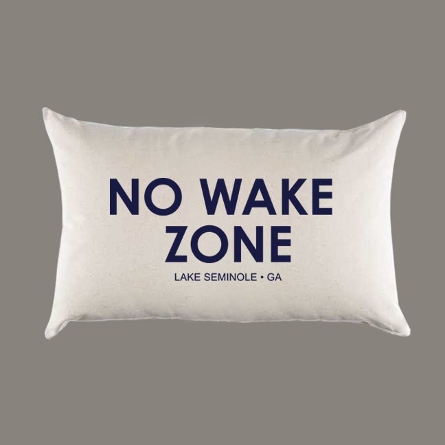 No wake zone pillow sales