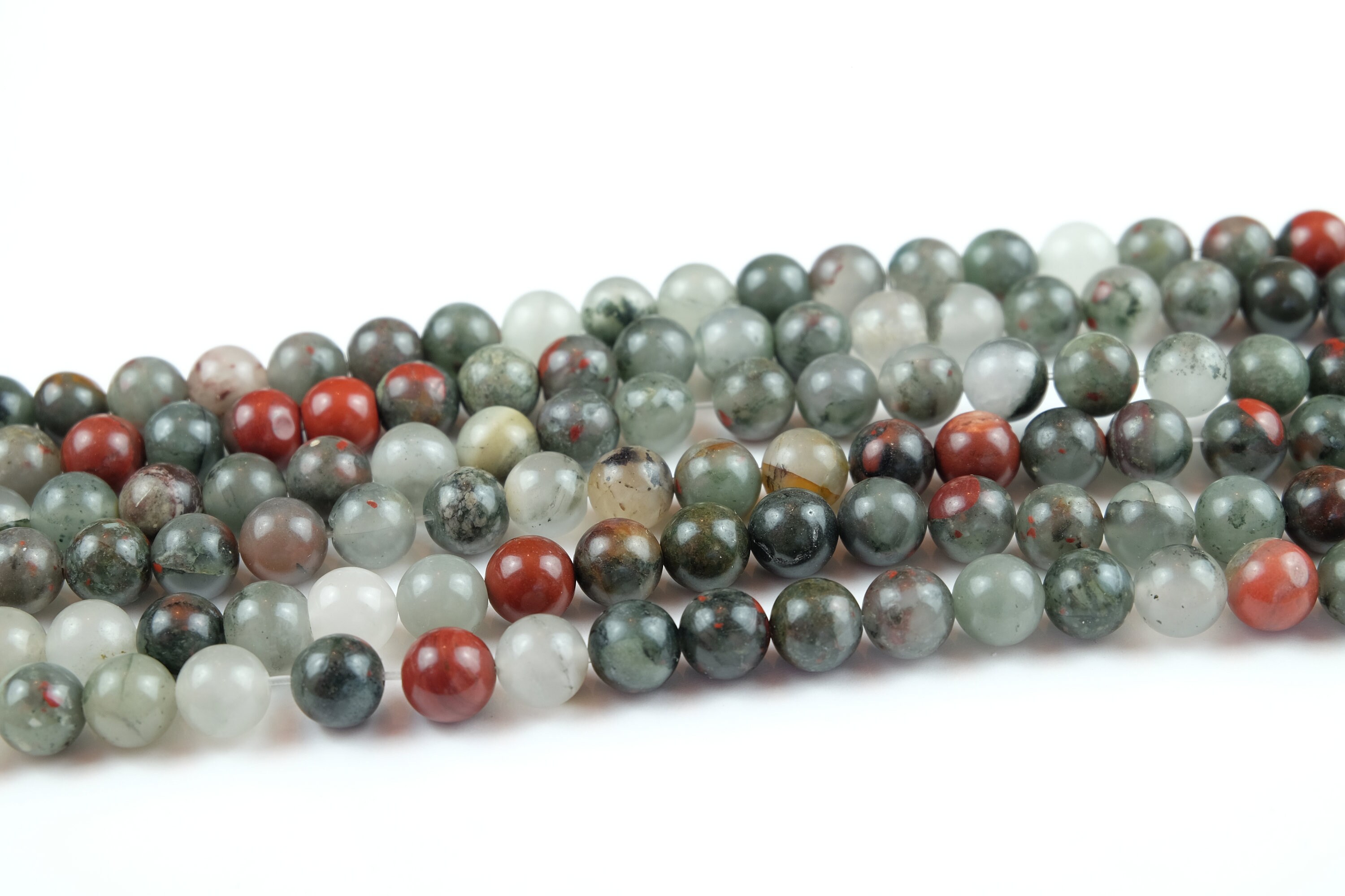 Blood stone Gemstone round loose beads15.5 inches strand | Etsy