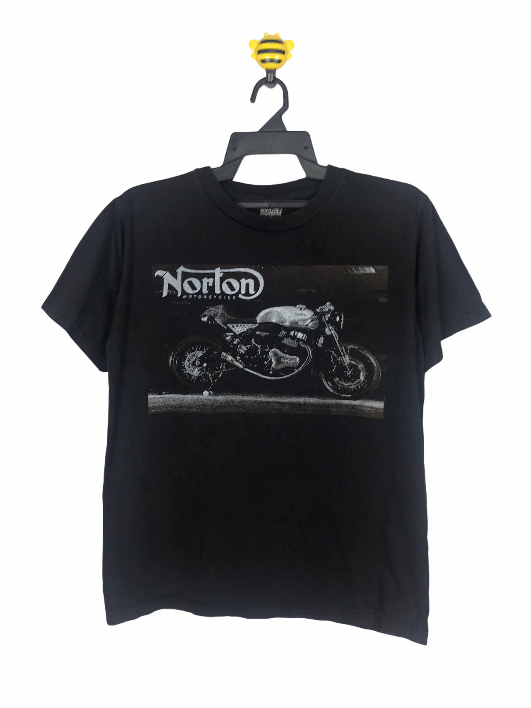 Vintage Norton Motorcycles Shirt Black 