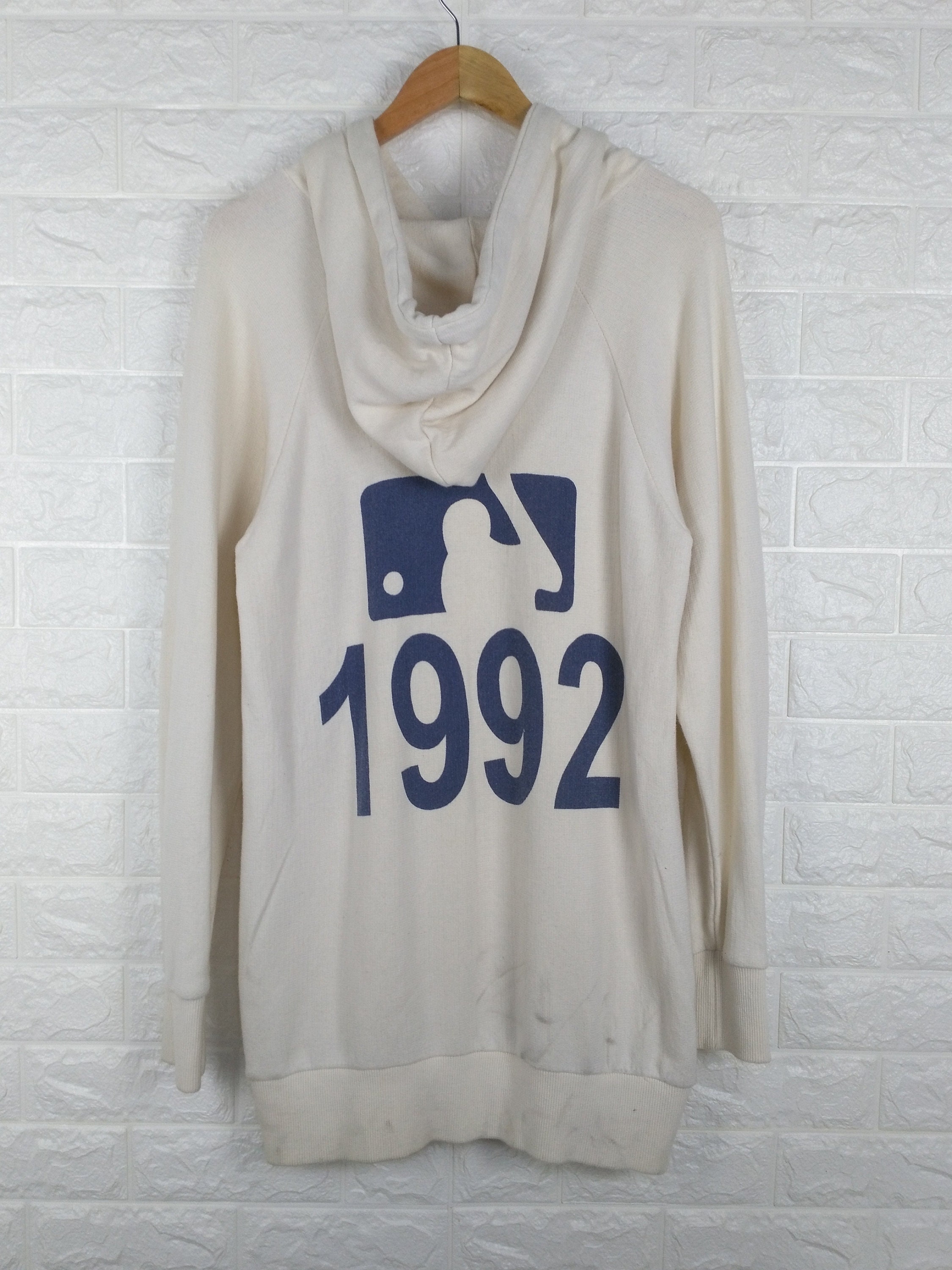 Vintage 90's Hoodie ATLANTA BRAVES Pullover Mlb Braves | Etsy