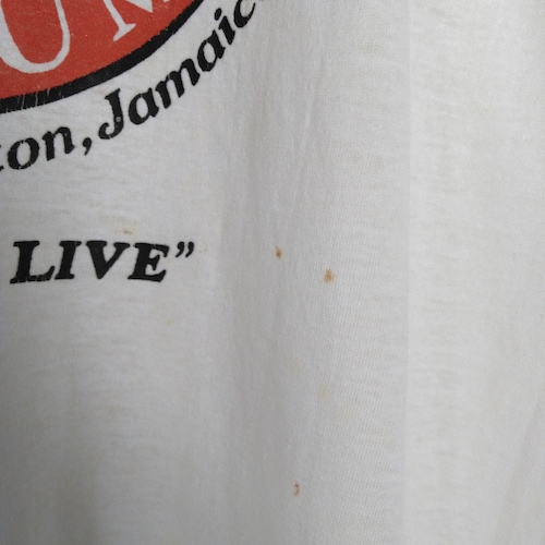 Vintage 80's BOB MARLEY Museum shops Wake Up And Live T Shirt Size L