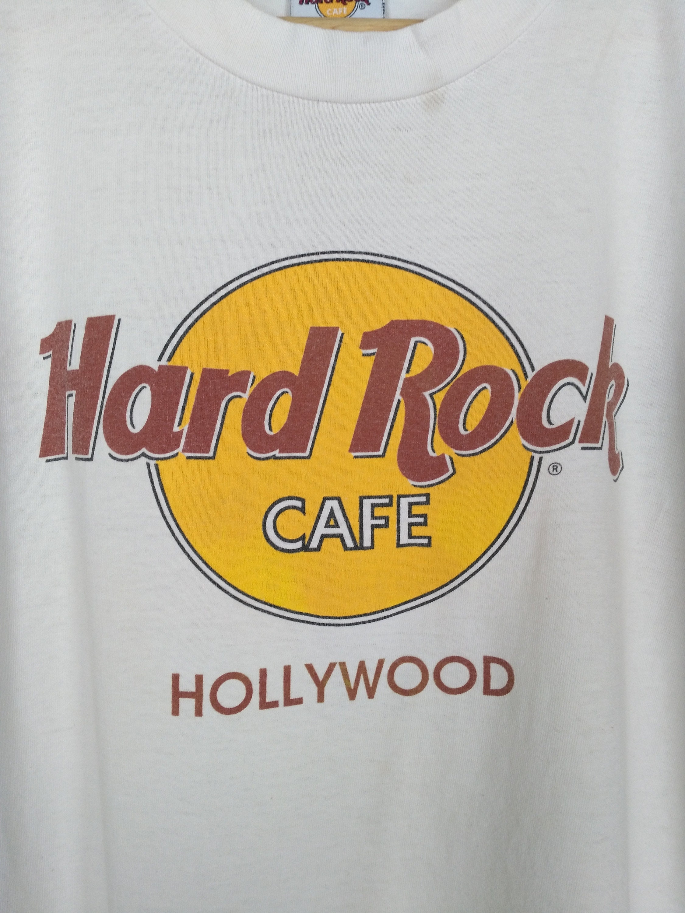 Vintage HARD ROCK Cafe Hollywood T Shirt Size M Etsy UK