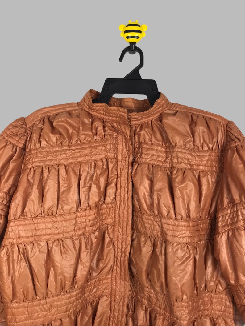 Rare 70/'s Laura Biagiotti Pr\u00eat \u00e0 Porter Bomber Jacket Italian Designer Laura Biagiotti Rare Bomber Brown Color Made in Italy Jacket Size 42