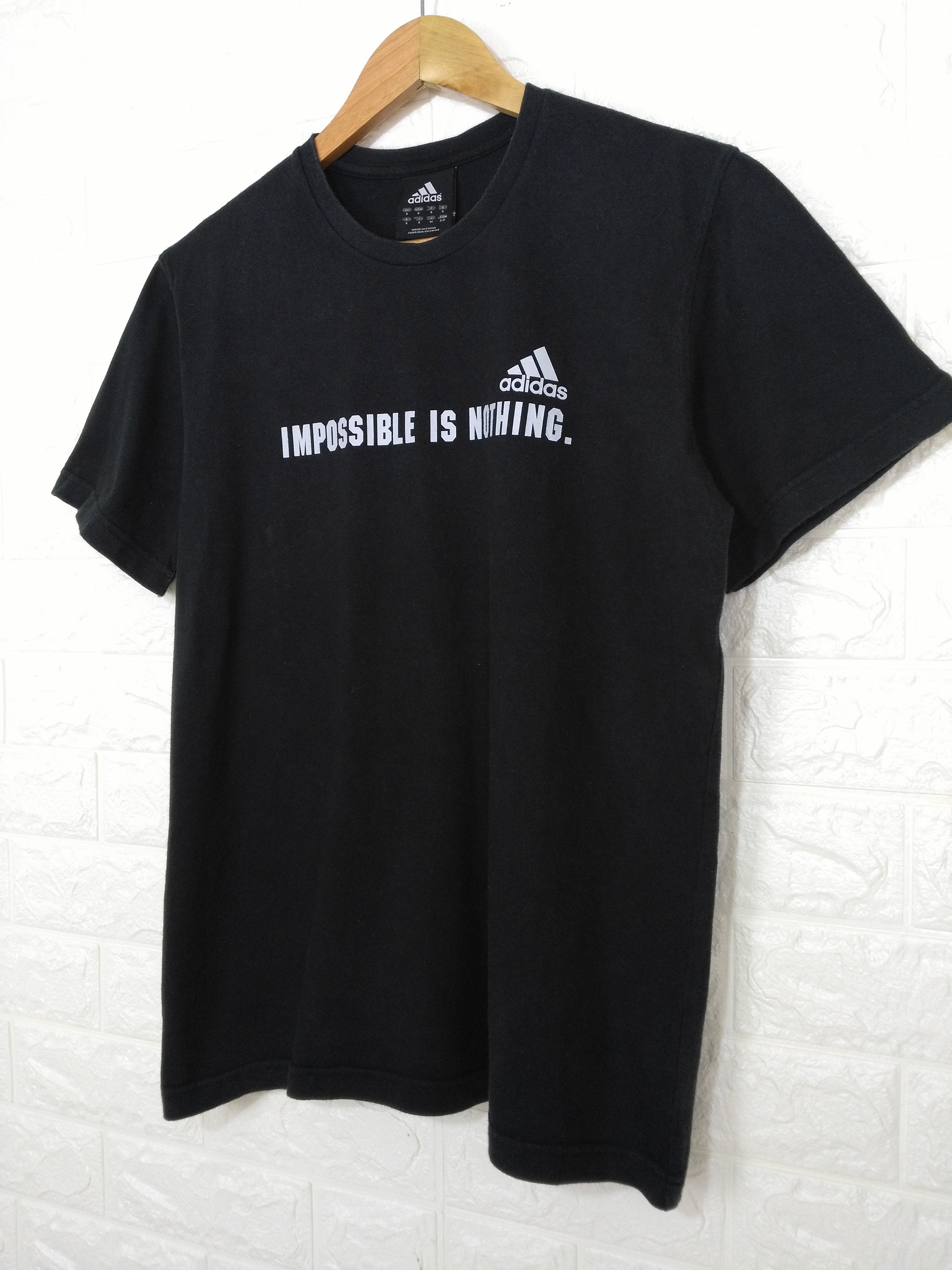 Vintage Adidas Impossible is Nothing T Shirt Size S - Etsy Finland