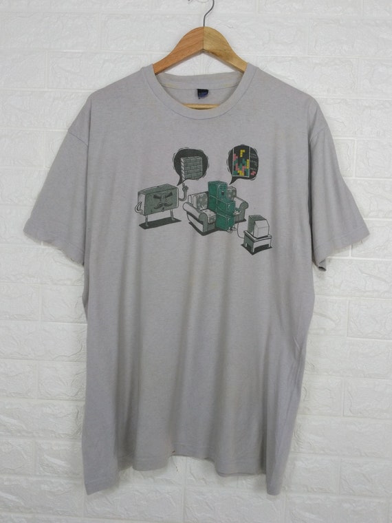 Vintage Blocks Brick Game Funny T Shirt Size XL