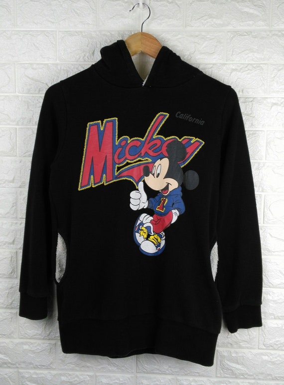 MICKEY MOUSE Vintage 90's Hoodie Sweatshirt Mickey
