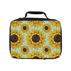 Coast Salish Sunflower Lunch Bag