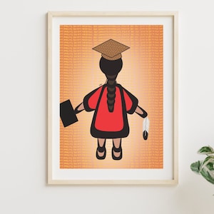 DIGITAL DOWNLOAD* Indigenous Graduation Print Digital Download Coast Salish Artwork Perfect for Home or Bedroom Native Owned Business