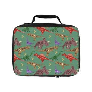 Coast Salish Dinosaur Lunch Bag