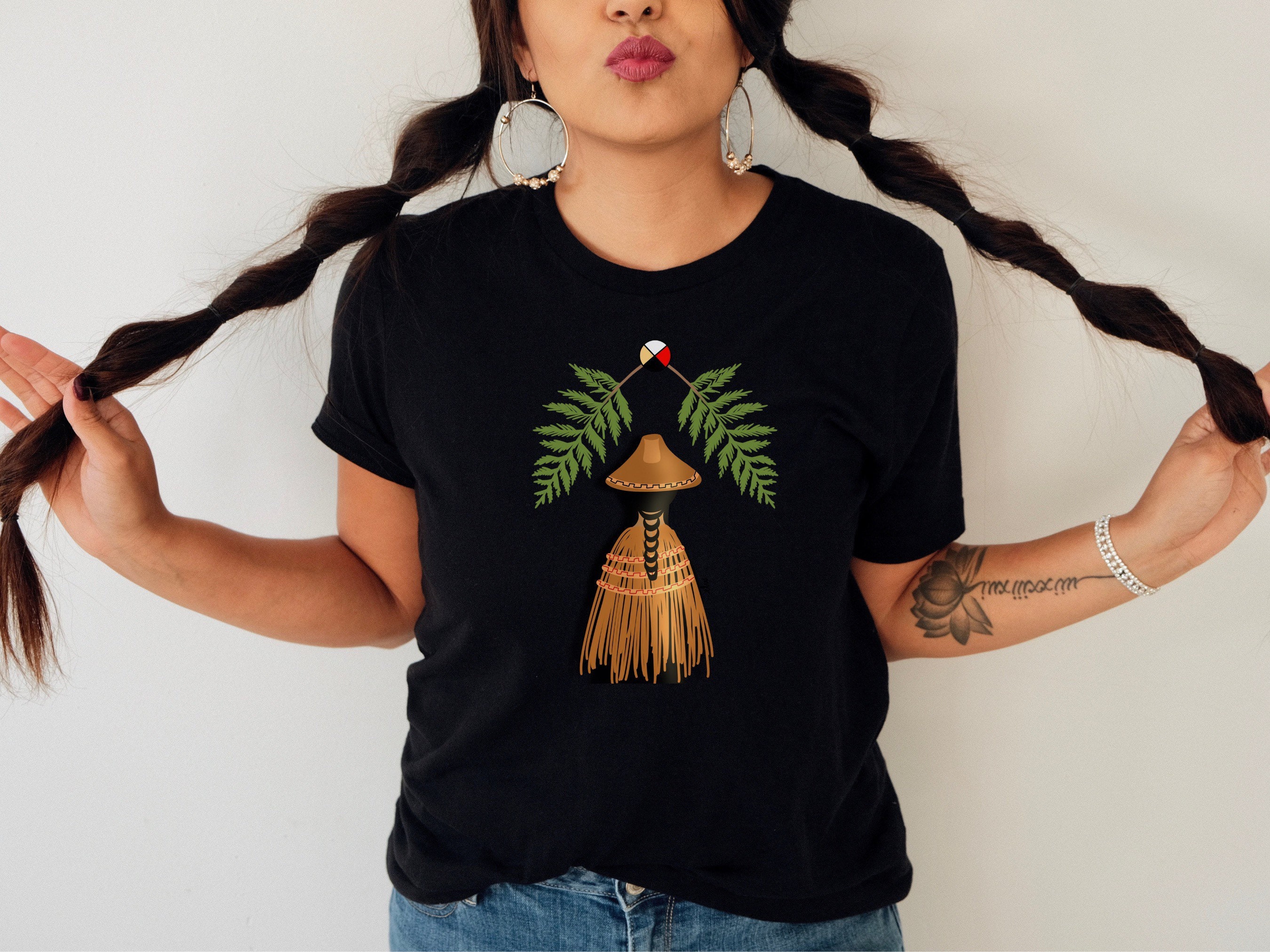 Coast Salish Indigenous T-shirt Cedar Regalia - Etsy